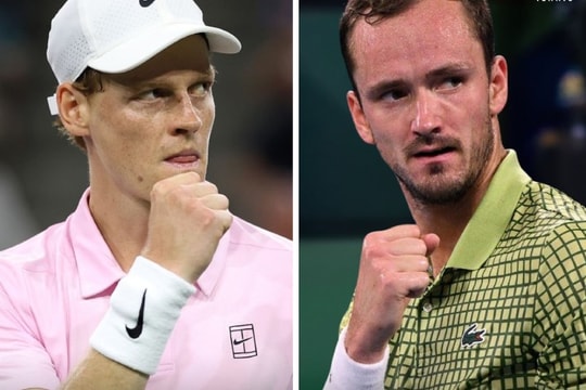 Bán kết Rome Open 2026: Jannik Sinner đại chiến Medvedev và thử thách từ hiện tượng Darderi
