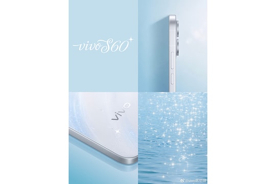 vivo S60 Series hé lộ thiết kế mặt lưng ánh biển cùng pin dung lượng 7.000 mAh