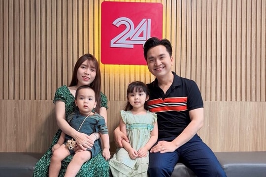MC Hạnh Phúc đưa vợ con thăm VTV và nhìn lại hành trình 20 năm làm nghề