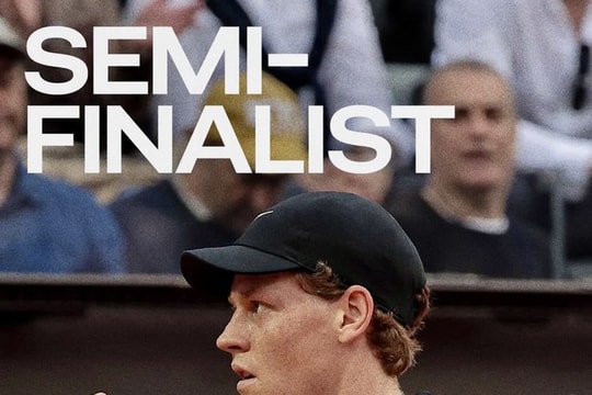 Sinner vào bán kết Rome Masters, phá kỷ lục 31 trận thắng của Djokovic