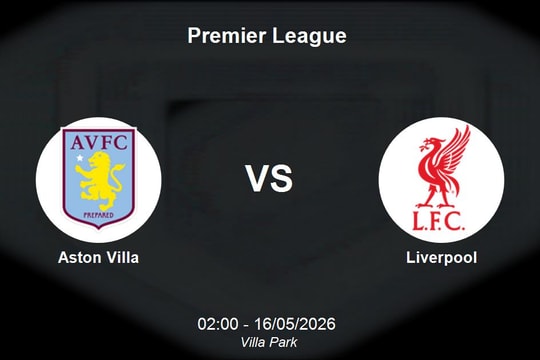 Nhận định Aston Villa vs Liverpool - Đại chiến tranh suất Champions League tại Premier League
