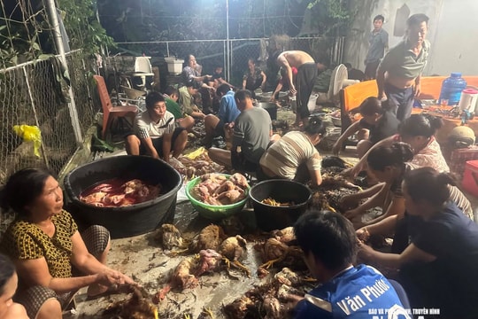 Nghệ An: Người dân chung tay "giải cứu" 500 con gà ngạt khí do hỏng hệ thống làm mát