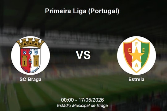 Nhận định SC Braga vs Estrela - Primeira Liga