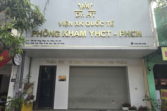 Phòng khám chui 'moi' tiền khách hàng ở Nghệ An bị phạt 50 triệu đồng