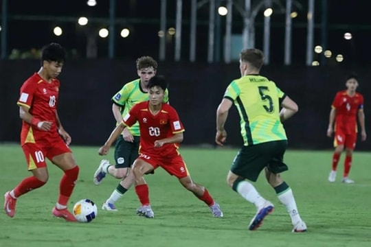 U17 Việt Nam dừng bước tại tứ kết châu Á sau thất bại 0-3 trước Australia