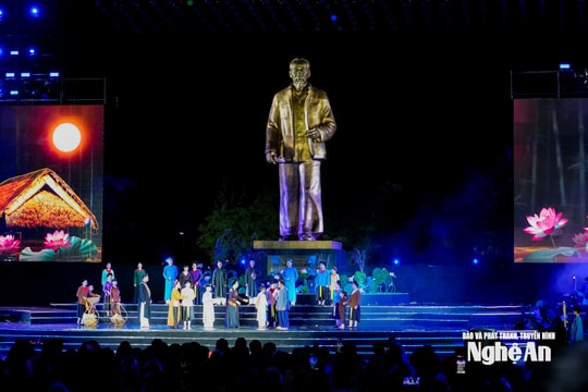 Khai mạc Lễ hội Làng Sen năm 2026 với chương trình nghệ thuật đặc sắc
