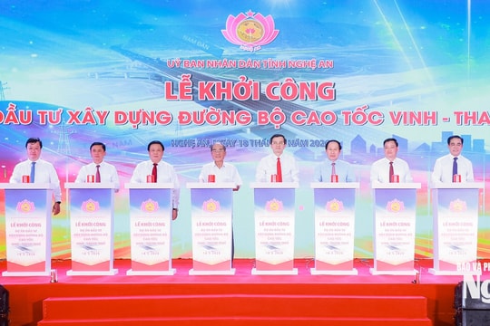 Nghệ An khởi công cao tốc Vinh - Thanh Thủy gần 24.000 tỷ đồng, mở "mắt xích" chiến lược trên trục Hà Nội - Viêng Chăn