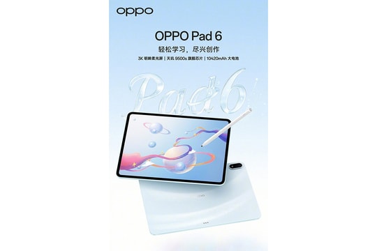 Chi tiết OPPO Pad 6: Tablet màn hình 3K và phụ kiện selfie Bubble độc đáo sắp ra mắt