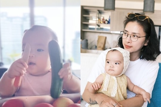 Con gái Ngô Thanh Vân trổ tài nội trợ, bộc lộ tiềm năng nối nghiệp ẩm thực của Huy Trần