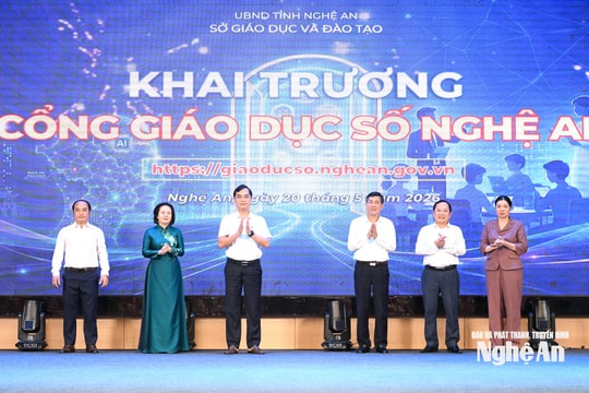 Ngành Giáo dục Nghệ An ra mắt cổng giáo dục số