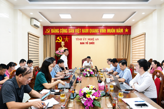 Ban Tổ chức Tỉnh ủy Nghệ An quán triệt Kết luận của Ban Chỉ đạo chuyển đổi số ngành Tổ chức xây dựng Đảng