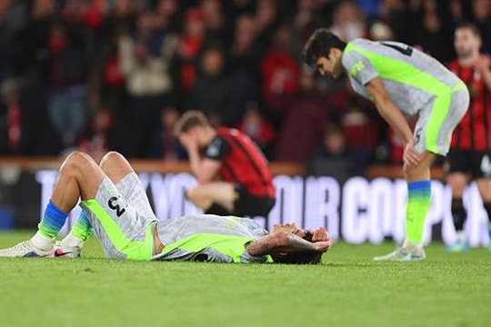 Man City hòa Bournemouth 1-1: Arsenal chính thức vô địch Premier League sau 22 năm