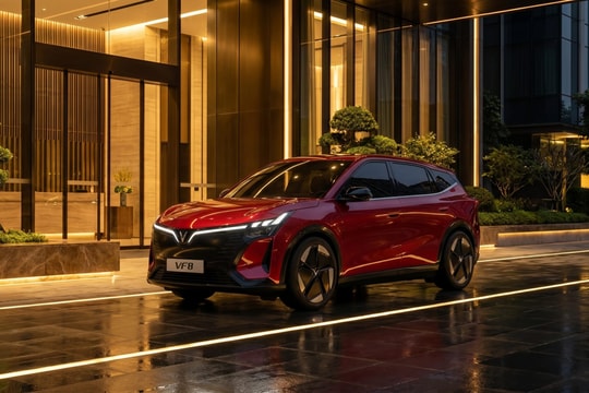 VinFast VF 8 thế hệ mới: Nâng cấp khung gầm FSD và pin 500 km