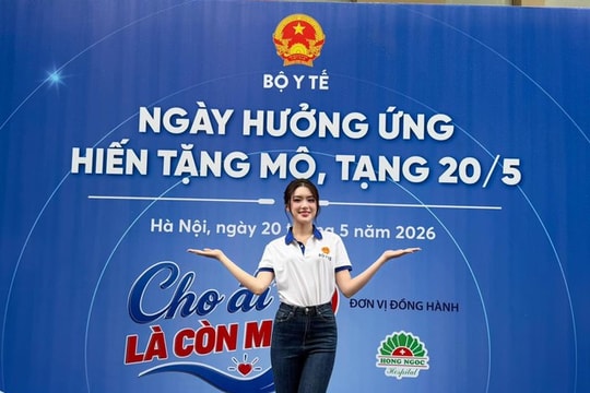 Hoa hậu Phan Phương Oanh hoàn tất thủ tục đăng ký hiến tặng mô tạng