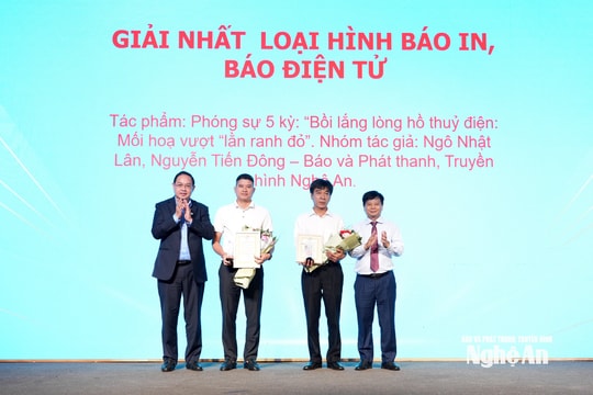 Báo và phát thanh, truyền hình Nghệ An đoạt giải cao tại Giải Báo chí Tây Nguyên và Duyên hải miền Trung lần thứ I