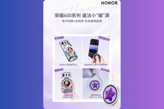 Cận cảnh Magic Mini Yao Screen: Màn hình từ tính độc bản trên HONOR 600 hỗ trợ selfie camera sau
