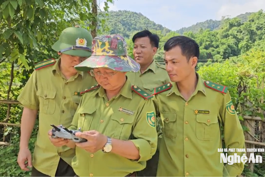 Nghệ An đẩy mạnh ứng dụng công nghệ số trong công tác quản lý và phòng cháy, chữa cháy rừng