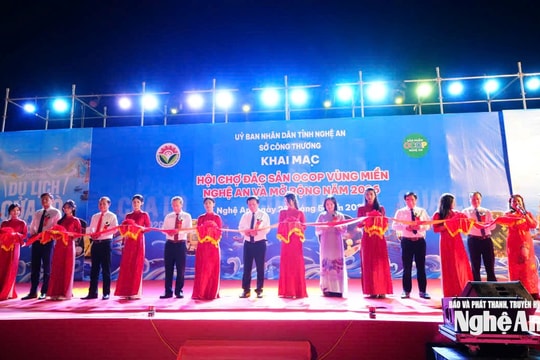 80 gian hàng tham gia Hội chợ Đặc sản OCOP vùng miền Nghệ An 2026 tại Cửa Lò