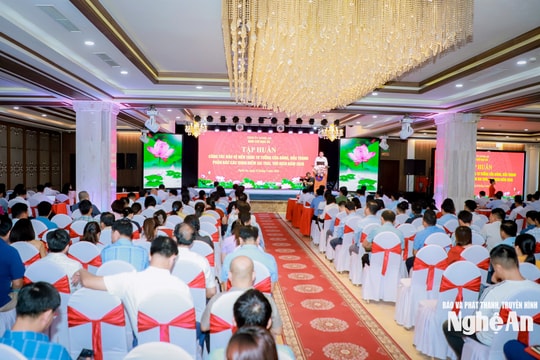 Ban Chỉ đạo 35 Tỉnh ủy Nghệ An tổ chức tập huấn kỹ năng, nghiệp vụ cho đội ngũ làm công tác bảo vệ nền tảng tư tưởng của Đảng