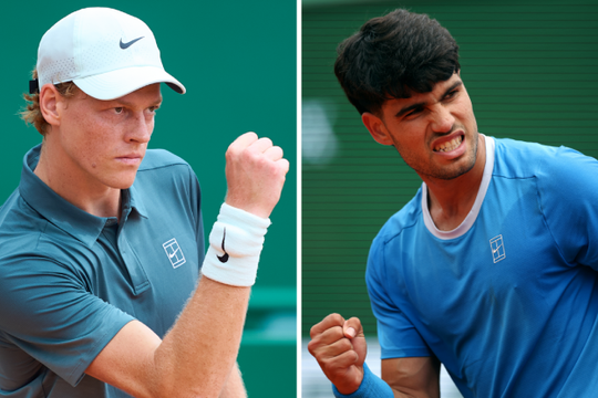 Novak Djokovic lung lay vị trí top 4, Sinner và Alcaraz thống trị tuyệt đối bảng xếp hạng tennis