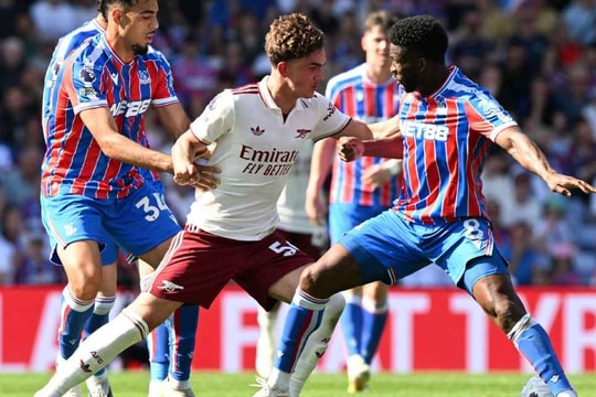Arsenal hạ Crystal Palace 2-1: Kỷ lục của thần đồng Max Dowman và nỗi lo chấn thương