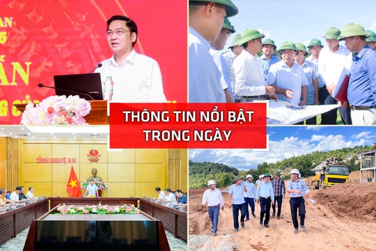 Nghệ An: Thông tin nổi bật ngày 25/5
