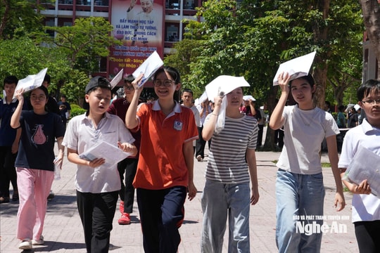 Nghệ An kết thúc kỳ thi tuyển sinh lớp 10 đông nhất từ trước đến nay