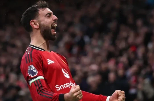 Bruno Fernandes phá kỷ lục kiến tạo trong mùa giải Arsenal lên ngôi