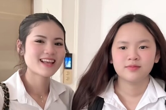 Cặp song sinh 15 tuổi nhà Phương Lê: Người mơ làm luật sư, kẻ muốn làm kỹ sư
