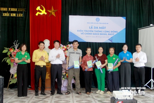 Ra mắt Điểm truyền thông cộng đồng về chính sách Bảo hiểm xã hội, Bảo hiểm y tế