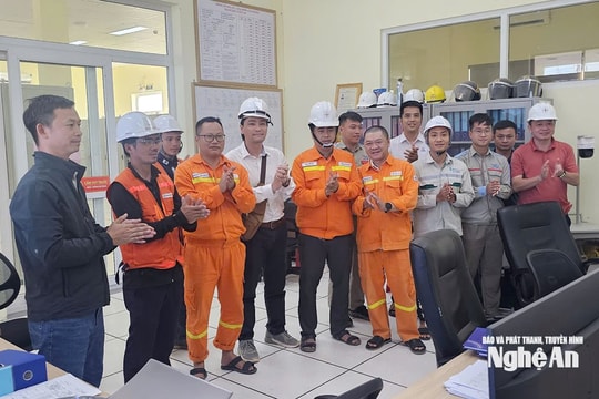 Đóng điện thành công máy biến áp thứ 2 Trạm biến áp 220kV Nam Cấm