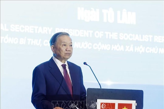 Tổng Bí thư, Chủ tịch nước Tô Lâm dự Diễn đàn Kết nối công nghệ Việt Nam - Singapore