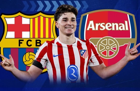 Julian Alvarez rời Atletico Madrid: Cuộc đua tứ mã giữa Barcelona, Arsenal và các đại gia châu Âu