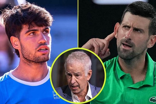 Huyền thoại John McEnroe đề xuất thay đổi luật Grand Slam để bảo vệ Alcaraz và Djokovic