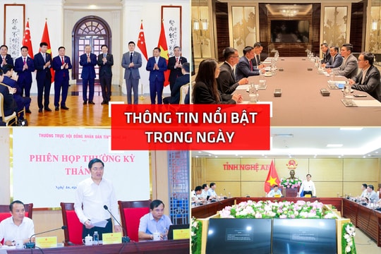 Nghệ An: Thông tin nổi bật ngày 29/5