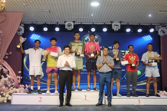 Bế mạc Giải Tennis Báo chí Nghệ An lần thứ VIII - năm 2026