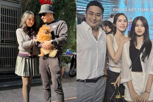 Hồng Đăng và Minh Tiệp đồng hành cùng con gái trong kỳ thi tuyển sinh vào lớp 10 tại Hà Nội