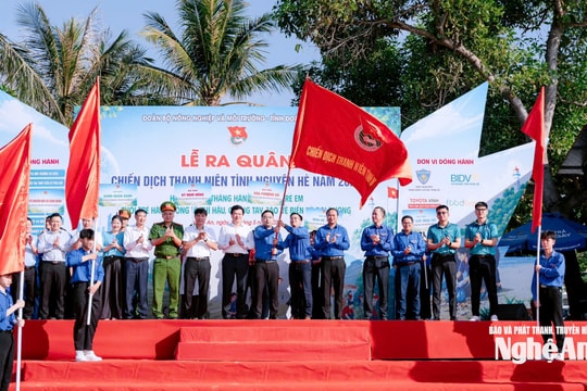 Tỉnh đoàn Nghệ An phát động Chiến dịch Thanh niên tình nguyện Hè 2026