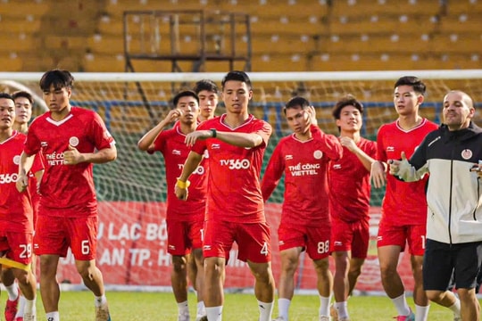 Thể Công Viettel đấu CA TPHCM: Quyết tâm giành ngôi Á quân V-League 2025/26