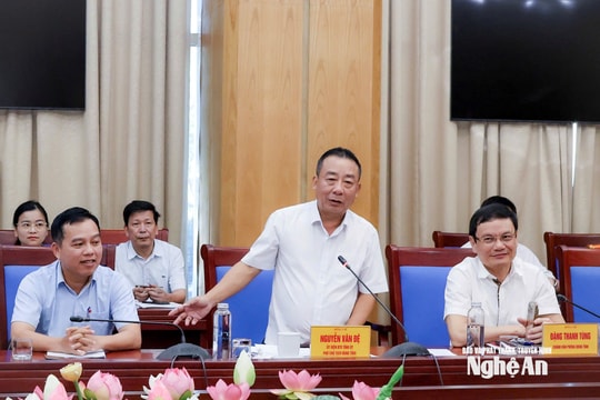 Chuẩn bị cho chuỗi sự kiện Môi trường, Biển và Hải đảo quy mô cấp Quốc gia tại Nghệ An