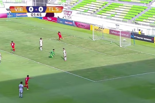 Công Hậu lập hat-trick, U19 Việt Nam thắng nhọc nhằn 3-0 trước U19 Timor Leste