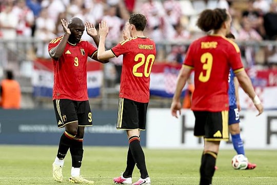 Romelu Lukaku cán mốc 90 bàn giúp tuyển Bỉ đánh bại Croatia 2-0 trước World Cup 2026