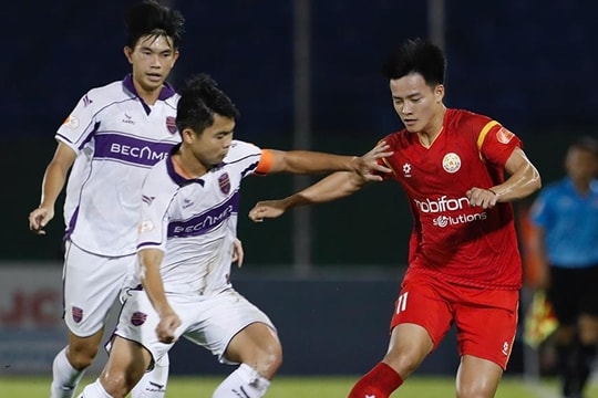 PVF-CAND và bài toán trụ hạng V-League: Nguy cơ xuống hạng vì kém hiệu số