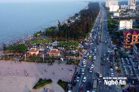 Tạm cấm một số tuyến đường tại phường Cửa Lò phục vụ chương trình nghệ thuật "Giao hưởng biển Việt Nam - Hành trình không gian xanh"
