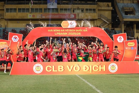 V-League 2025/26 khép lại: Dấu ấn CAHN và bước ngoặt chuyên nghiệp hóa bóng đá Việt Nam