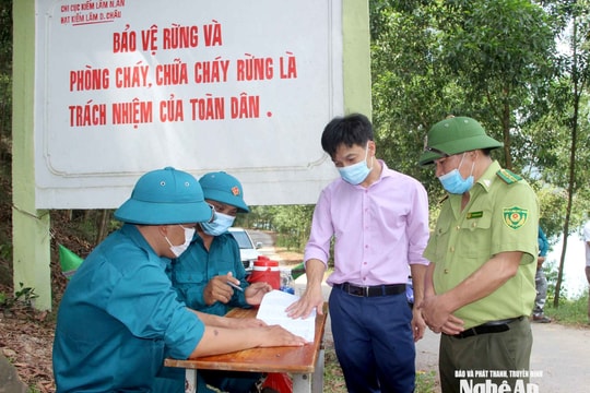 Chốt kiểm soát cửa rừng phát huy hiệu quả phòng cháy