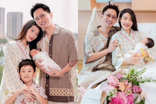 Rapper Rhymastic đón con thứ hai, bé Ma Bư chính thức lên chức anh trai