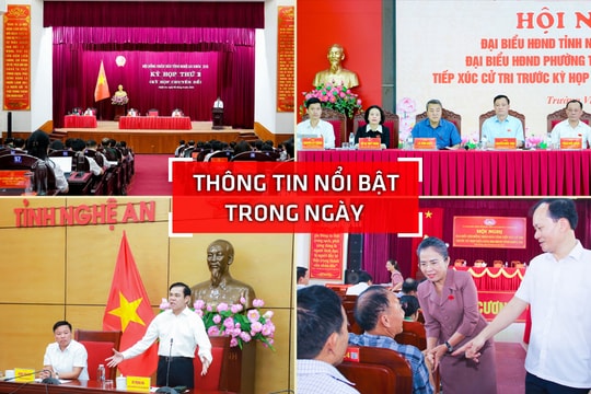 Nghệ An: Thông tin nổi bật ngày 8/6