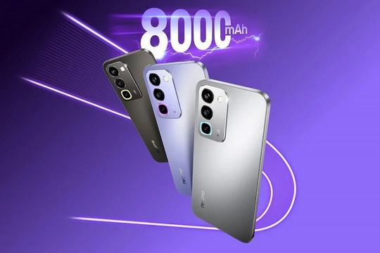 realme P4R 5G trình làng: Pin 8000 mAh dùng 3 ngày và màn hình 144Hz giá từ 5.24 triệu