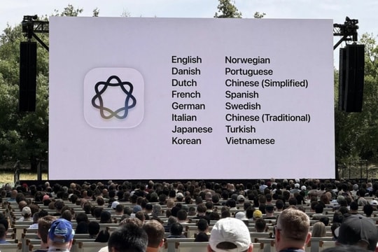 Việt Nam ghi dấu ấn tại WWDC 2026: Tiếng Việt là ngôn ngữ ưu tiên trên Apple Intelligence